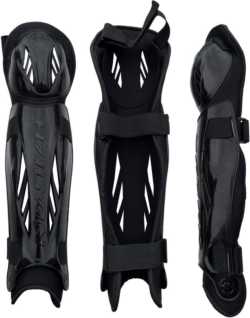 Hockey H-5.0 Shin Pad Adjustable Gear for Enhanced Agility and Durable Protection in DEK Street and Ball Hockey Indoor Outdoor Play